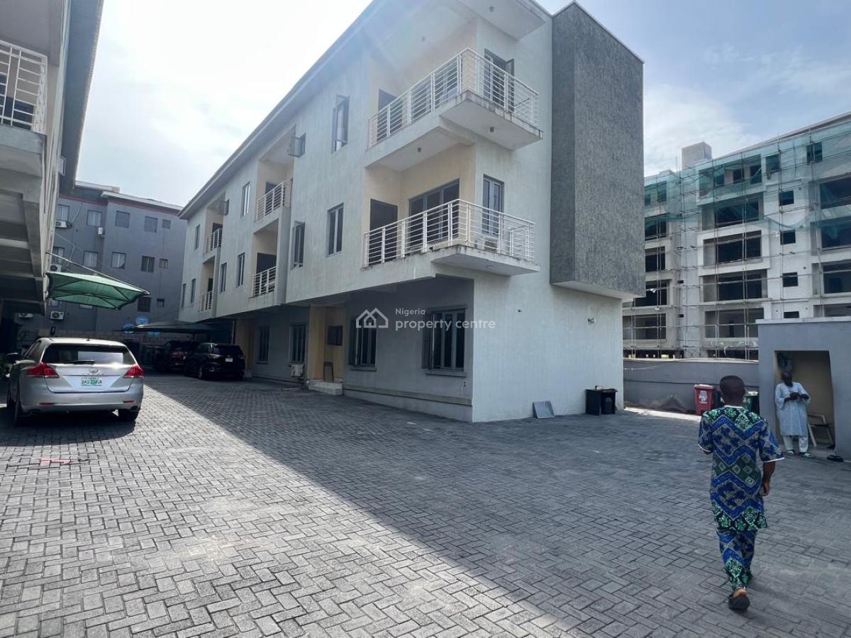 Luxury 2 Unit of Town House with Bq Good for Commercial Purposes, Kusenla Road, Ikate Elegushi, Lekki, Lagos, Terraced Duplex for Rent