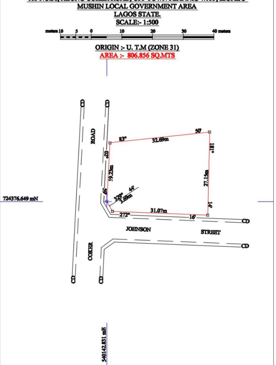 a Strategic Property on a Land Measuring 850sqm, Ilupeju, Lagos, Land Joint Venture
