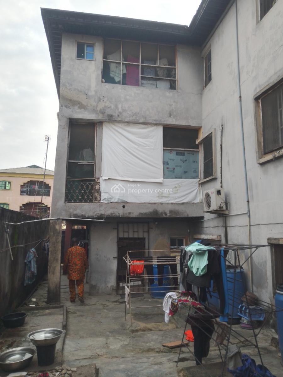 Demolishable Two Storey Building, Lawanson, Surulere, Lagos, Block of Flats for Sale