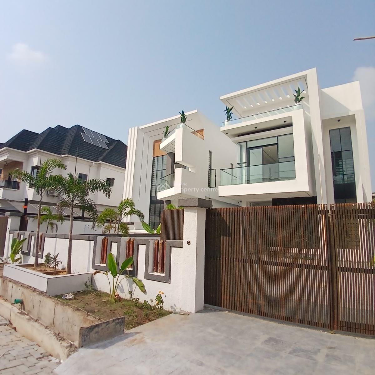Luxury  5 Bedroom Detached Duplex with Pool and Bq, Chevron Toll Gate, Lekki, Lagos, Detached Duplex for Sale