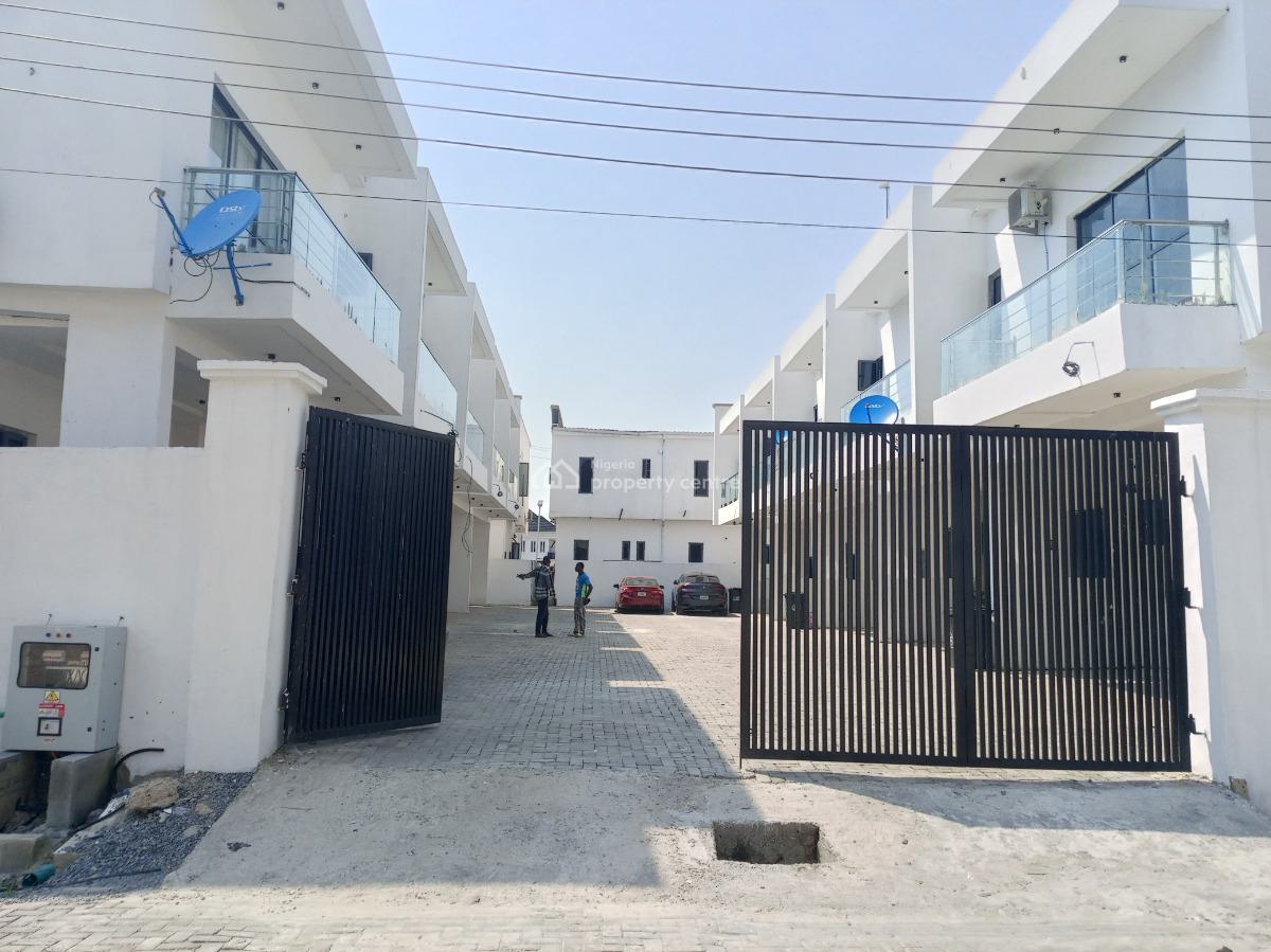 Newly Built 4 Bedroom Terrace Duplex with a Room Bq, Harris Drive, Vgc, Lekki, Lagos, Terraced Duplex for Rent