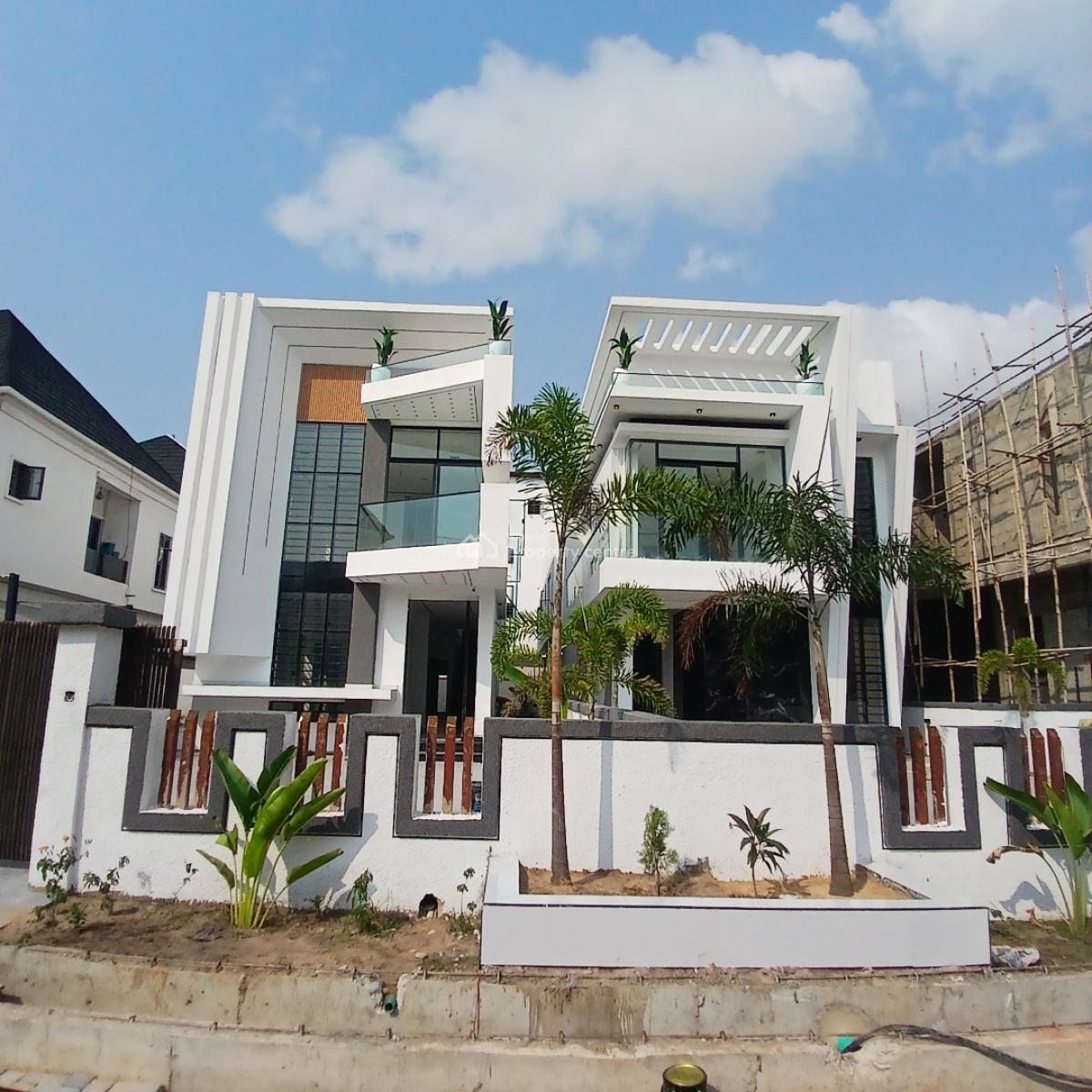 Luxury 5 Bedroom Detached Duplex with Pool and Bq, Chevron Toll Gate, Lekki, Lagos, Detached Duplex for Sale