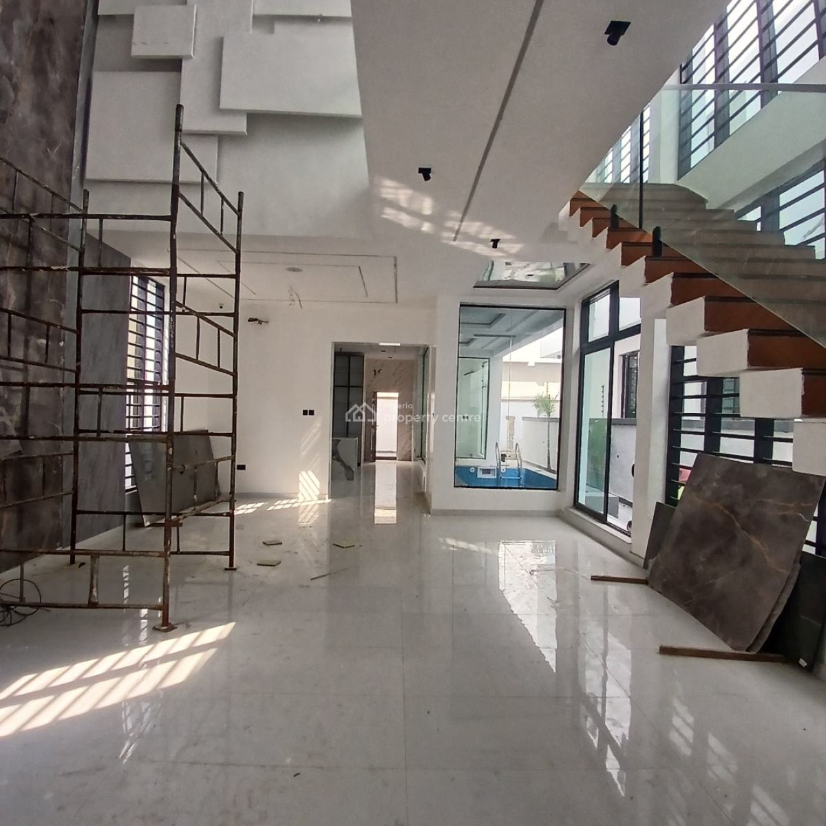 Luxury 5 Bedroom Detached Duplex with Pool and Bq, Chevron Toll Gate, Lekki, Lagos, Detached Duplex for Sale