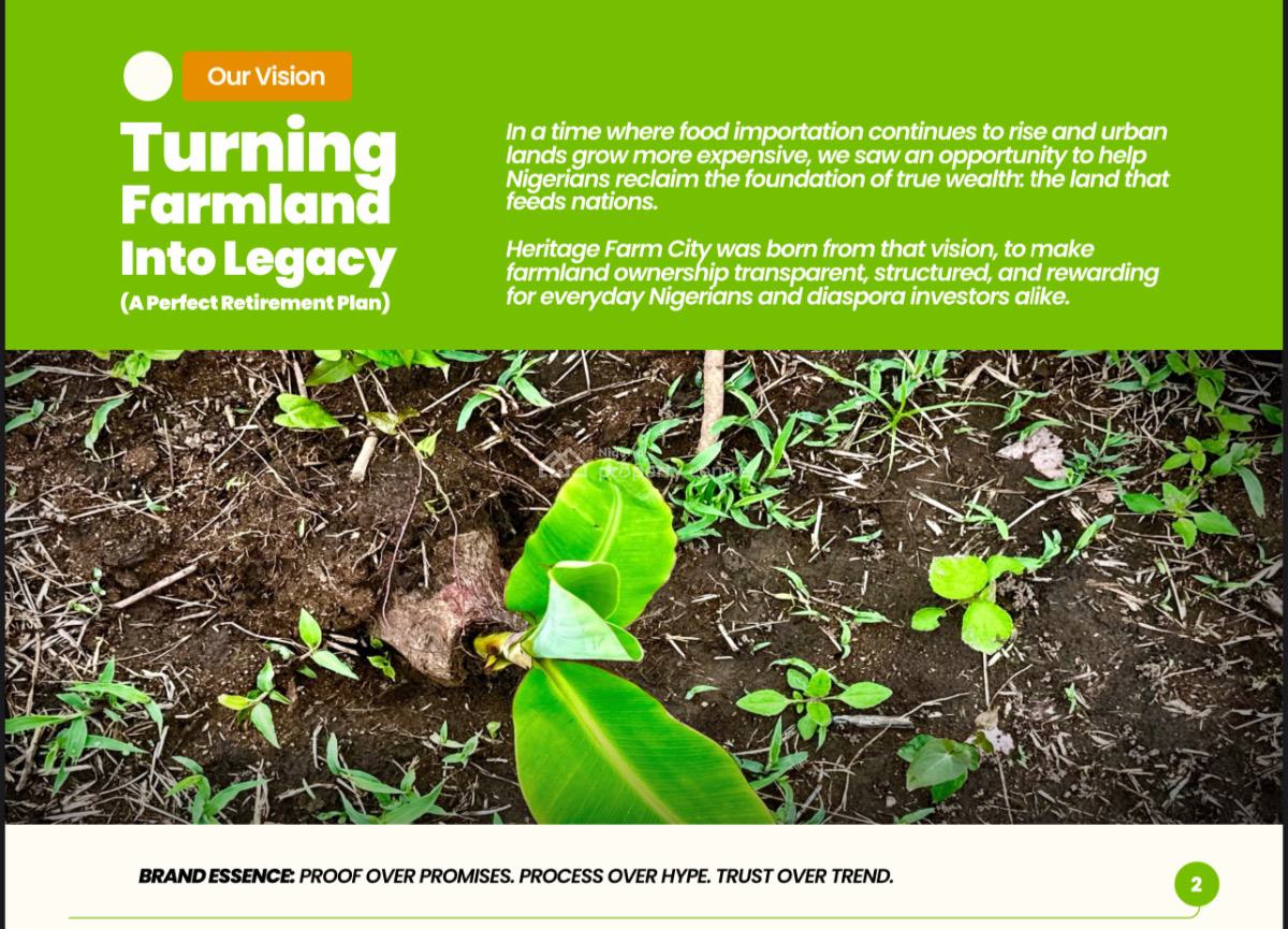 Most Affordable Hectare of Land Suitable for Several Crops, Abeokuta North, Ogun, Mixed-use Land for Sale