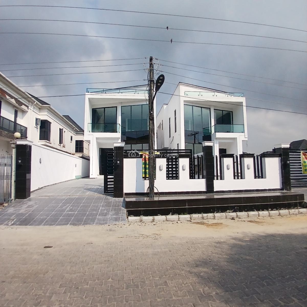 Lovely 5 Bedroom Detached Duplex with Pool and Bq, Chevron Toll Gate, Lekki, Lagos, Detached Duplex for Sale