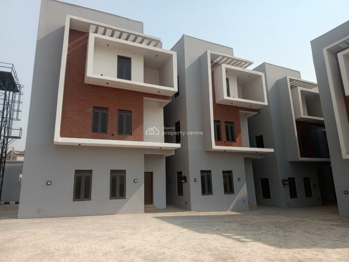 Newly Built 4 Bedroom Terrace Duplex with Bq, Mabushi, Abuja, Terraced Duplex for Rent