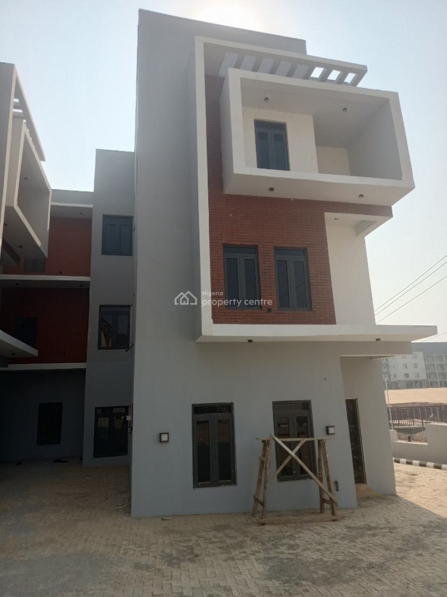 Newly Built 4 Bedroom Terrace Duplex with Bq, Mabushi, Abuja, Terraced Duplex for Rent