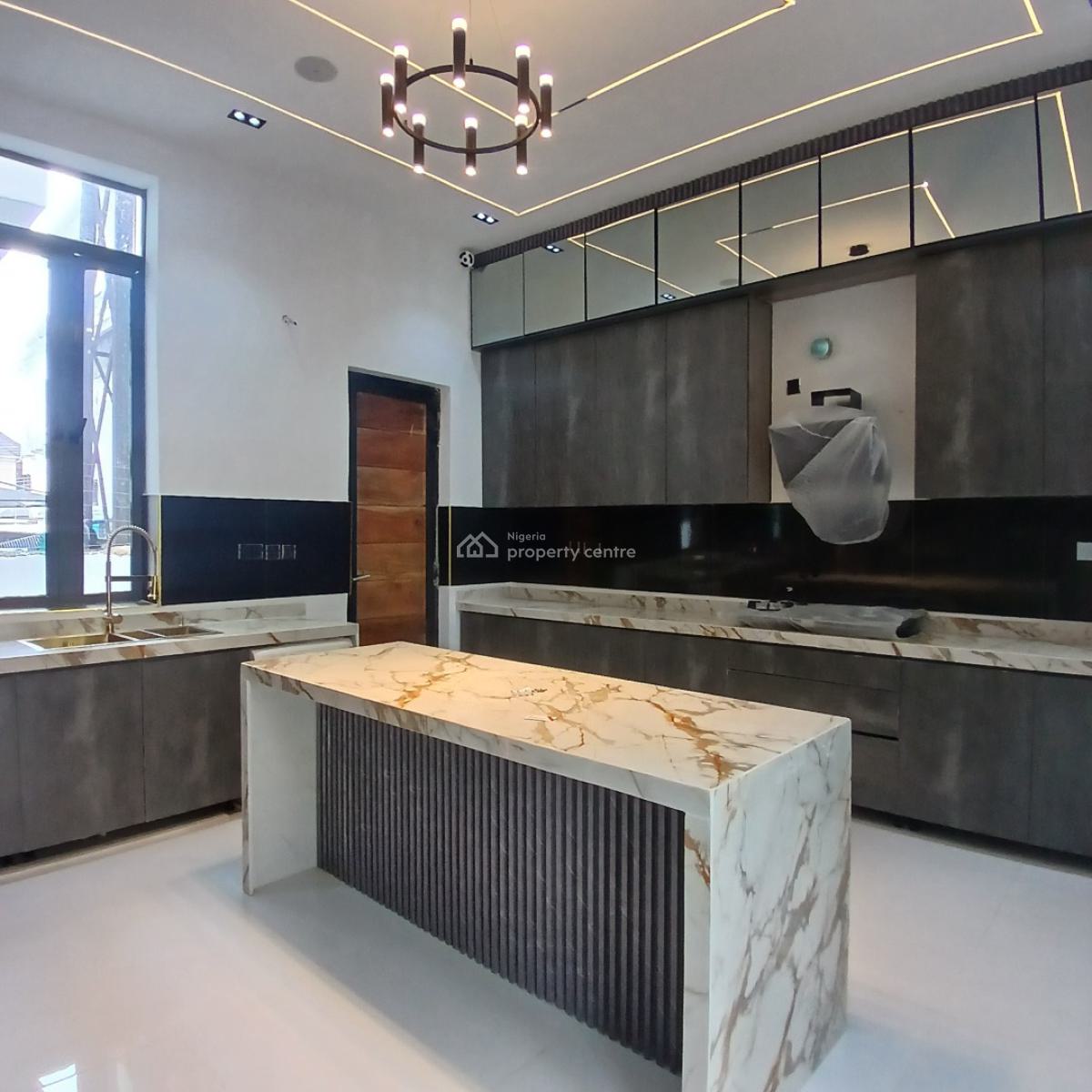 Newly Built  5 Bedroom Detached Duplex with  Swimming Pool, Chevron Toll Gate,chevron Axis, Lekki, Lagos, Detached Duplex for Sale