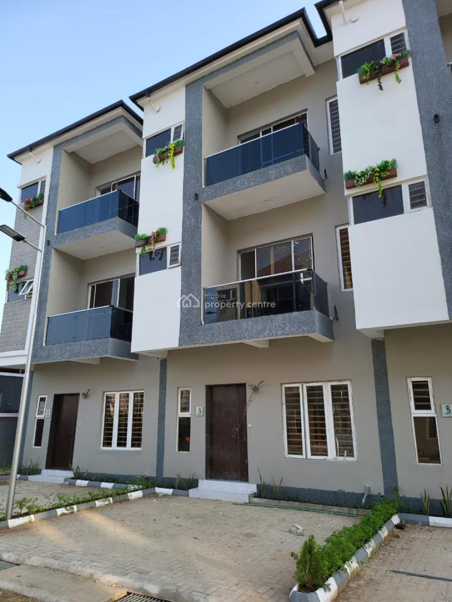 4 Bedroom Serviced Terrace Duplex with Bq, Swimming Pool & Gym, Ikate, Lekki, Lagos, Terraced Duplex for Rent