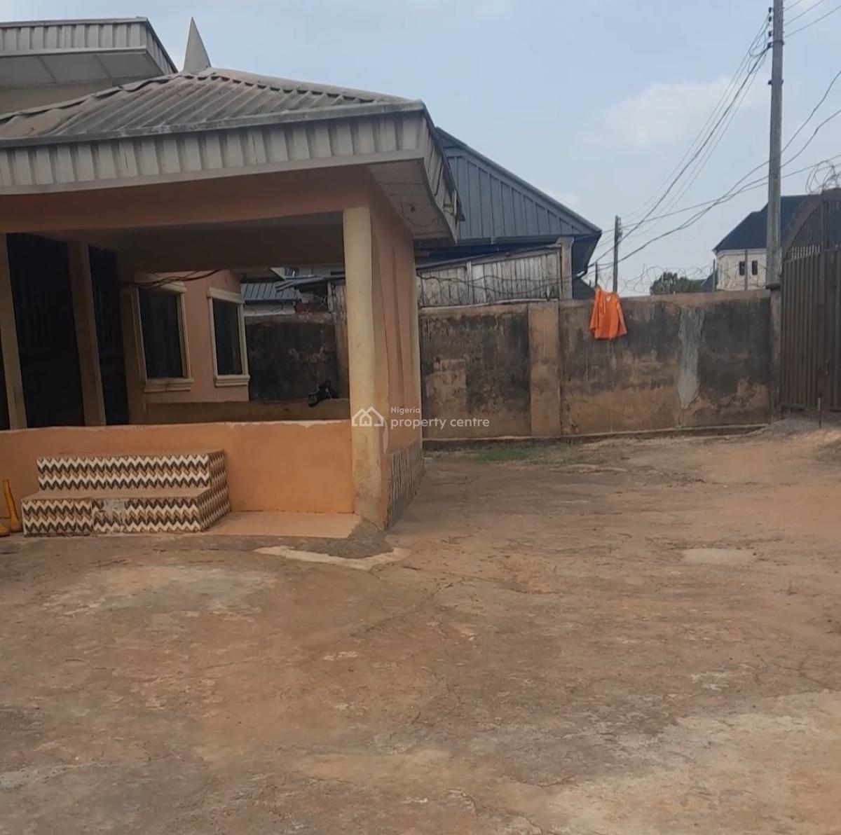 4 Bedroom Bungalow with 5 Toilets, 2 Bedrooms Flat 100ft By 100ft Land, Oko-central Road, Off Airport Road Gra, Benin, Oredo, Edo, Detached Bungalow for Sale