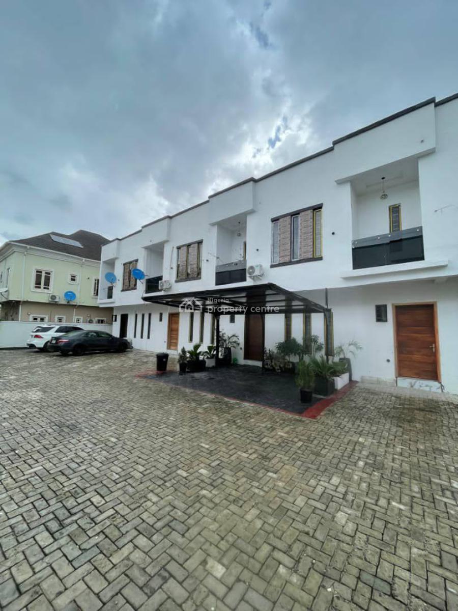 Fully Furnished 2 Bedroom Duplex with Bq, Chevron Drive, Lekki, Lagos, Terraced Duplex for Rent