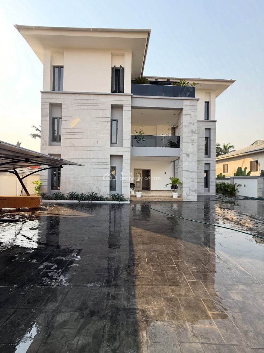 Sleek 7 Bedroom Detached Automated Duplex with an Elevator and a Pool, Maitama District, Abuja, Detached Duplex for Sale