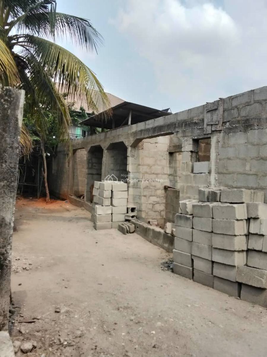 2 Unit of Uncompleted 2 Bedroom Flat  on  428sqm, Peace Estate Canoe, Behind Chivita Ajao Estate, Isolo, Lagos, Block of Flats for Sale
