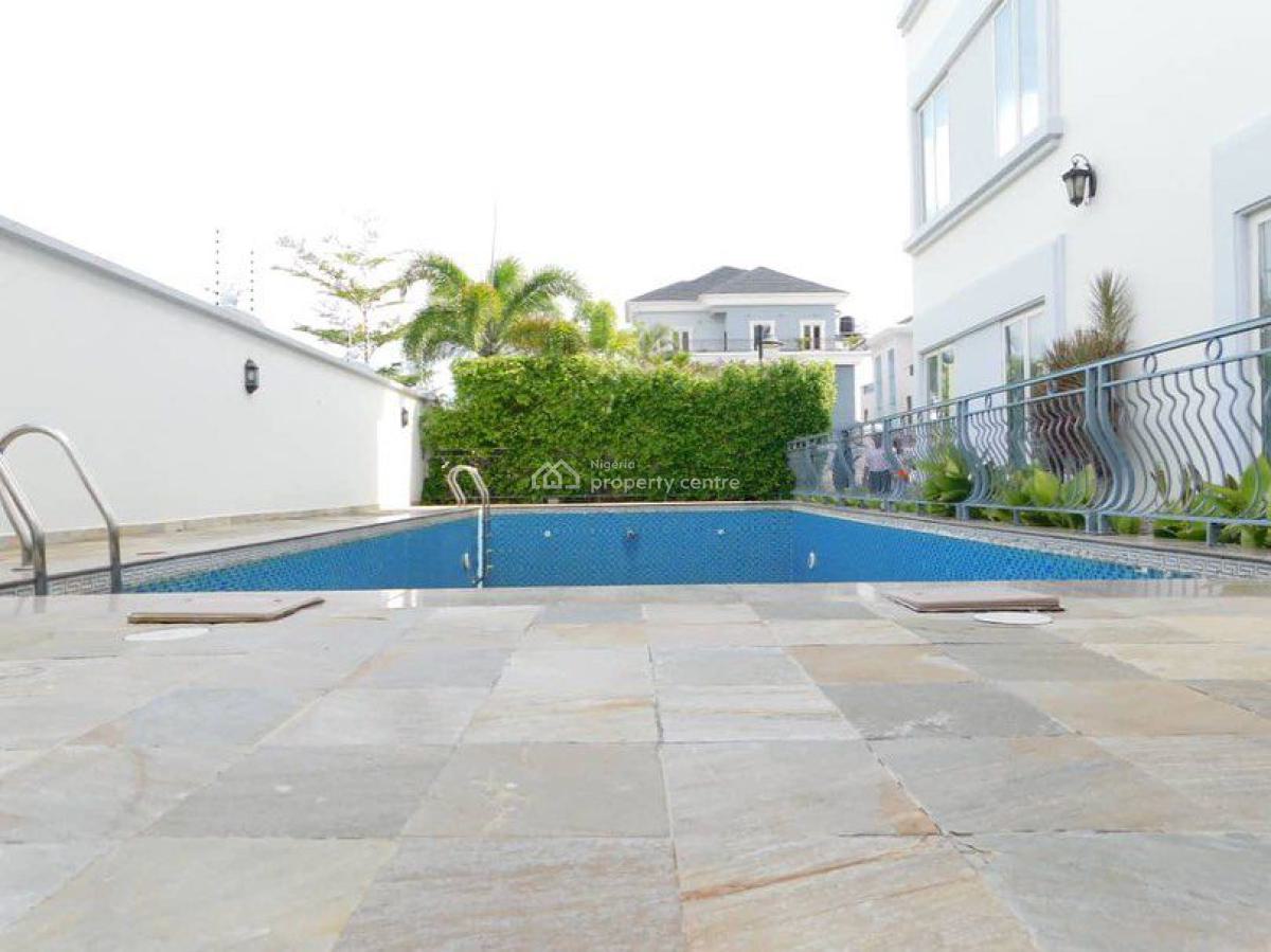 Luxury 3 Bedroom Terrace with Bq & Swimming Pool, Banana Island, Ikoyi, Lagos, Terraced Duplex for Rent