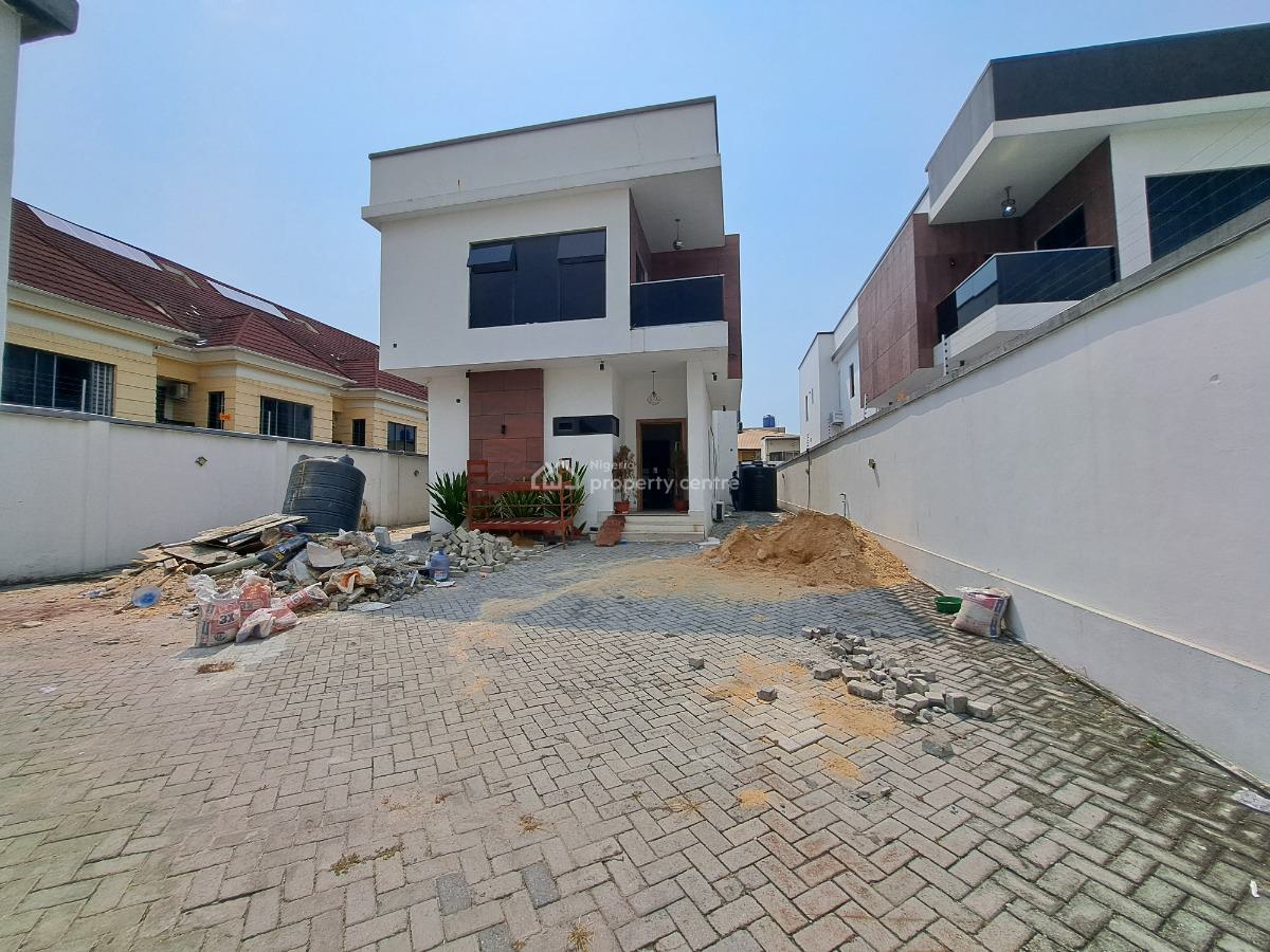 Contemporary 5 Bedroom Duplex with 2 Rooms Bq, Acs & Gen Set, Lekki Phase 1, Lekki, Lagos, Detached Duplex for Rent
