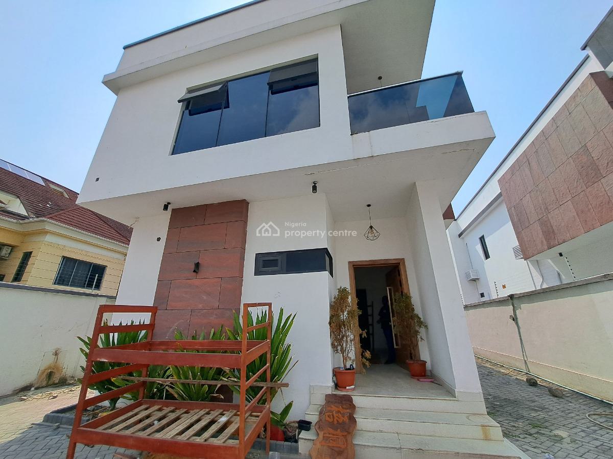 Contemporary 5 Bedroom Duplex with 2 Rooms Bq, Acs & Gen Set, Lekki Phase 1, Lekki, Lagos, Detached Duplex for Rent