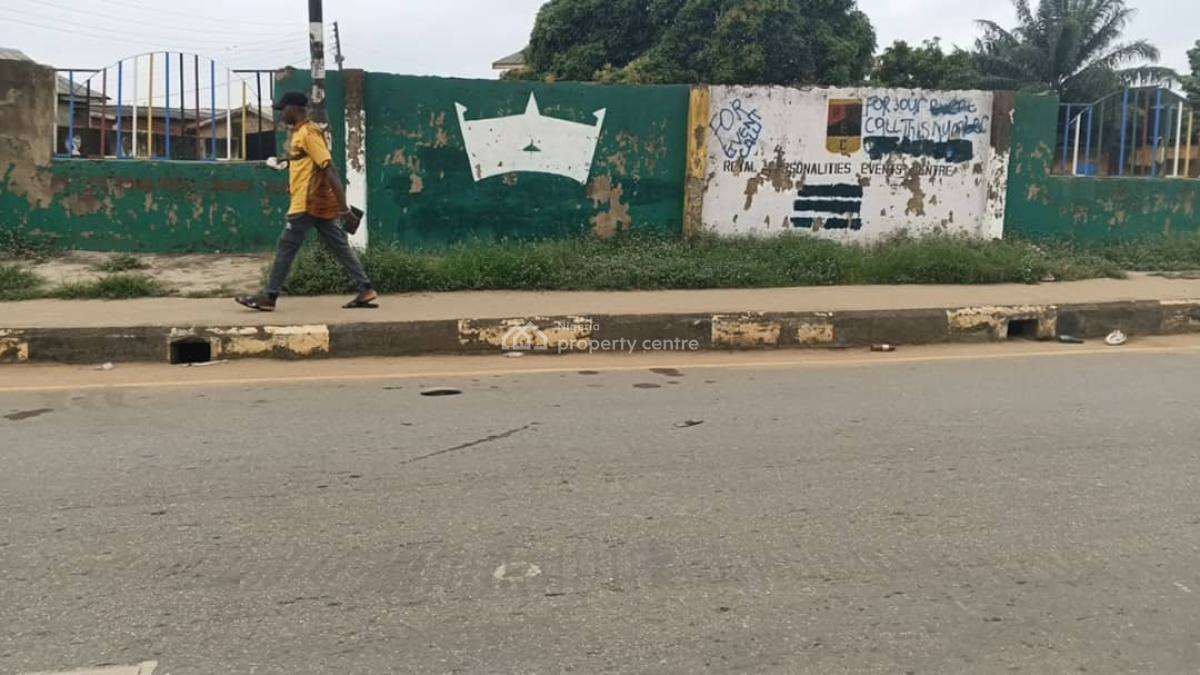 Half Plot of Land Suitable for Any Commercial Purposes, Power Line Road, Amikanle, Alagbado, Ifako-ijaiye, Lagos, Mixed-use Land for Sale