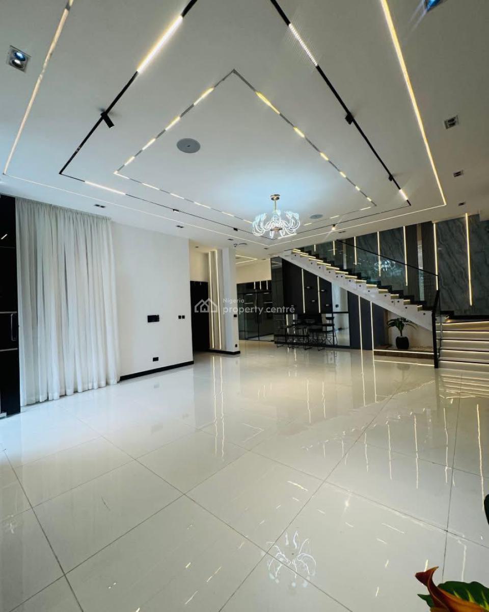 5 Bedroom Duplex with Swimming Pool and Cinema Fully Automated, Chevron, Lekki, Lagos, Detached Duplex for Sale