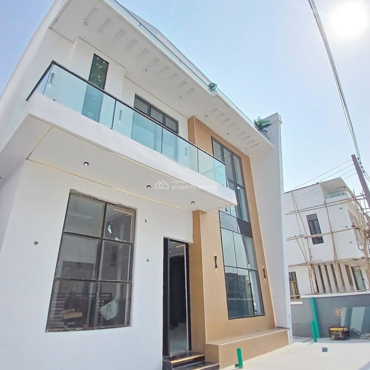 Standard  5 Bedroom Detached Duplex with Pool and Bq, Ajah, Lagos, Detached Duplex for Sale