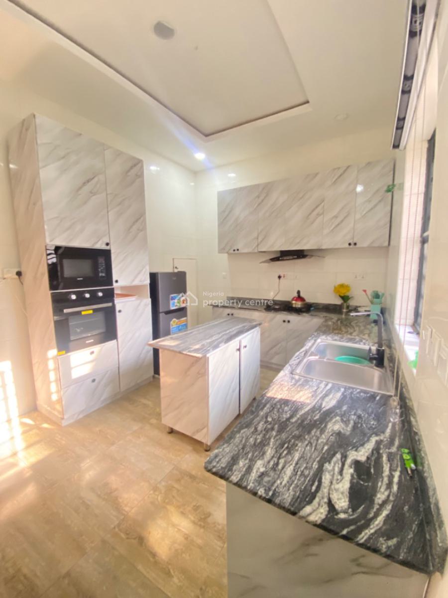 4 Bedroom Terrace Duplex with Pool, Star Link Internet, Solar and Gym, Vgc, Lekki, Lagos, Terraced Duplex for Rent