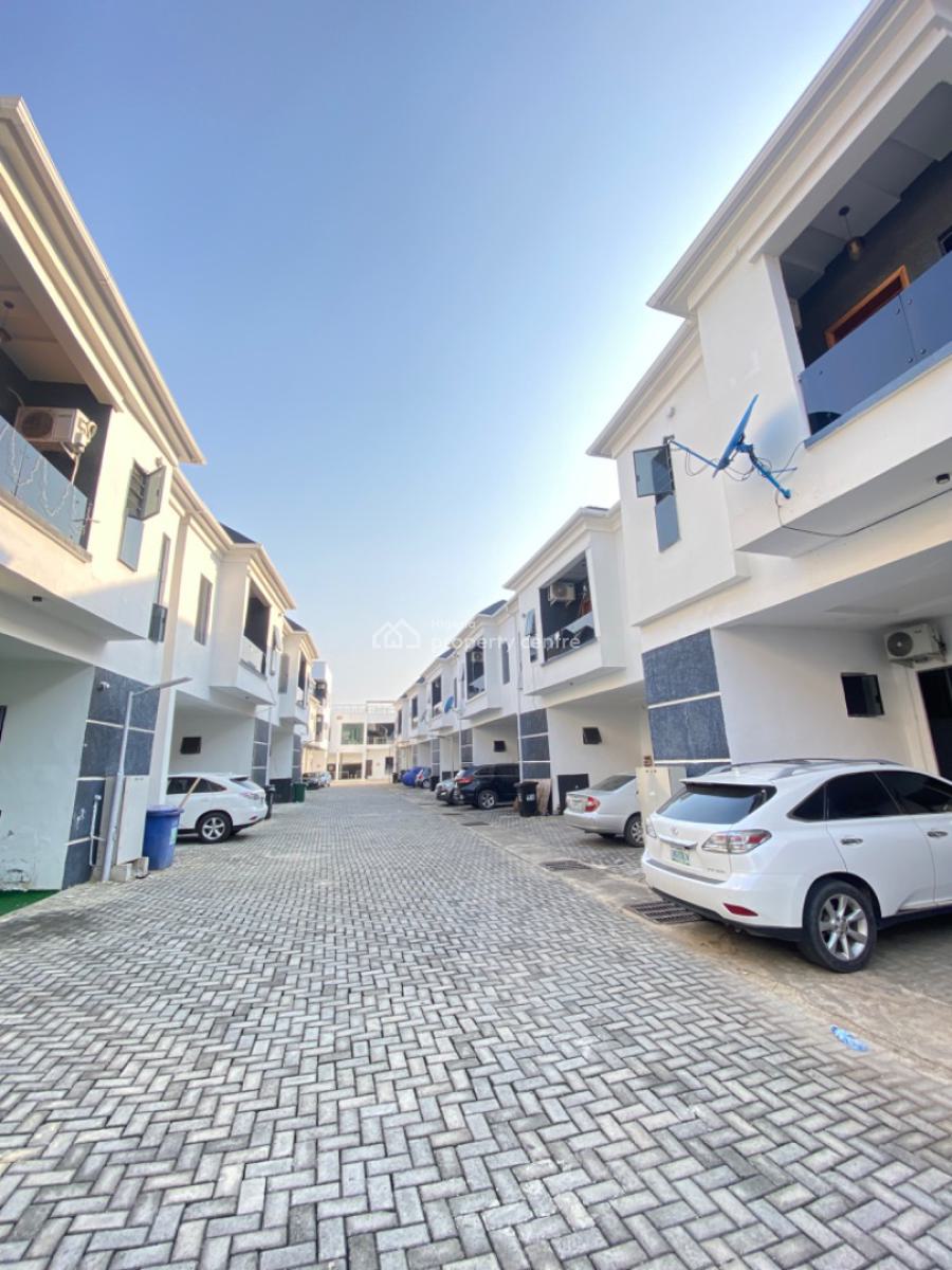 4 Bedroom Terrace Duplex with Pool, Star Link Internet, Solar and Gym, Vgc, Lekki, Lagos, Terraced Duplex for Rent