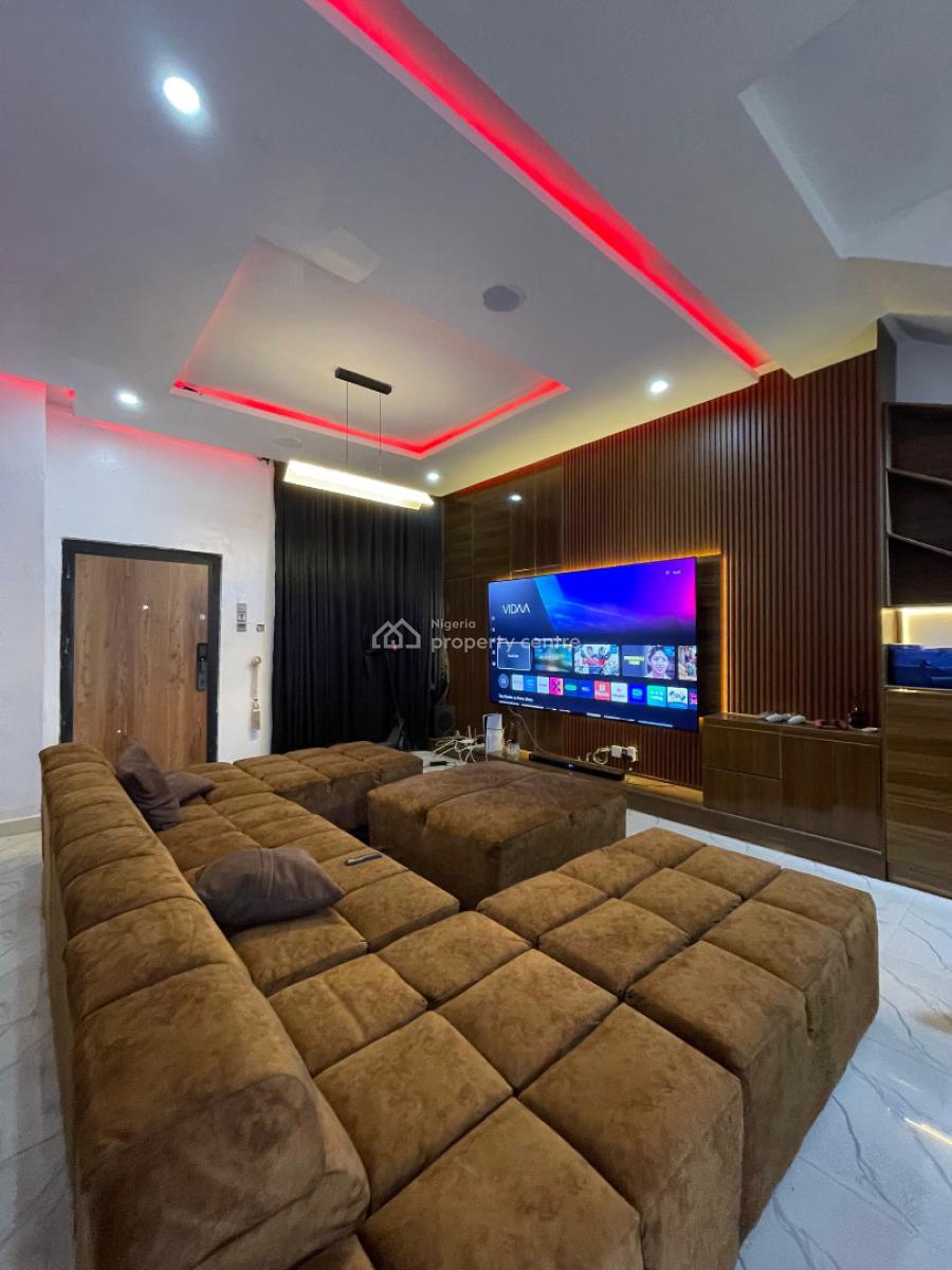 Brand New Furnished 2 Bedroom Semi Detached Duplex with Solar Inverter, Abraham Adesanya Road, Ajah, Lagos, Flat / Apartment for Rent