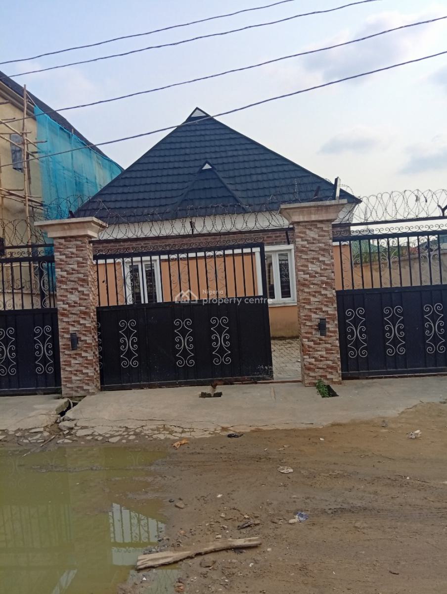 a Land with 3 Bedrooms Partment and 2 Bedrooms with Mini Flat, Peace Estate, Soluyi, Gbagada, Lagos, Terraced Bungalow for Sale