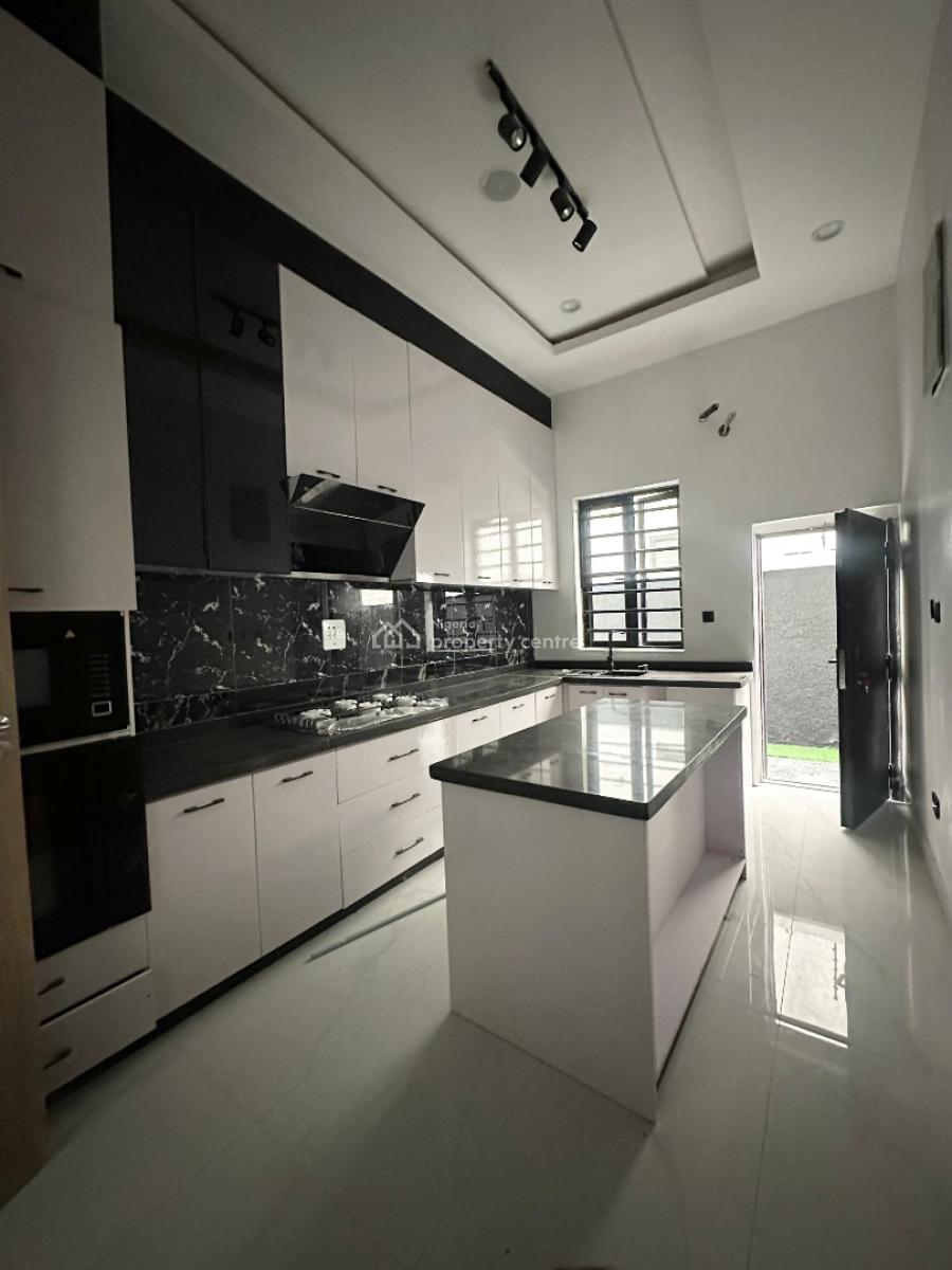 Newly Built 4 Bedrooms Semi Detached Duplex with Bq, Chevron, Lekki, Lagos, Semi-detached Duplex for Rent