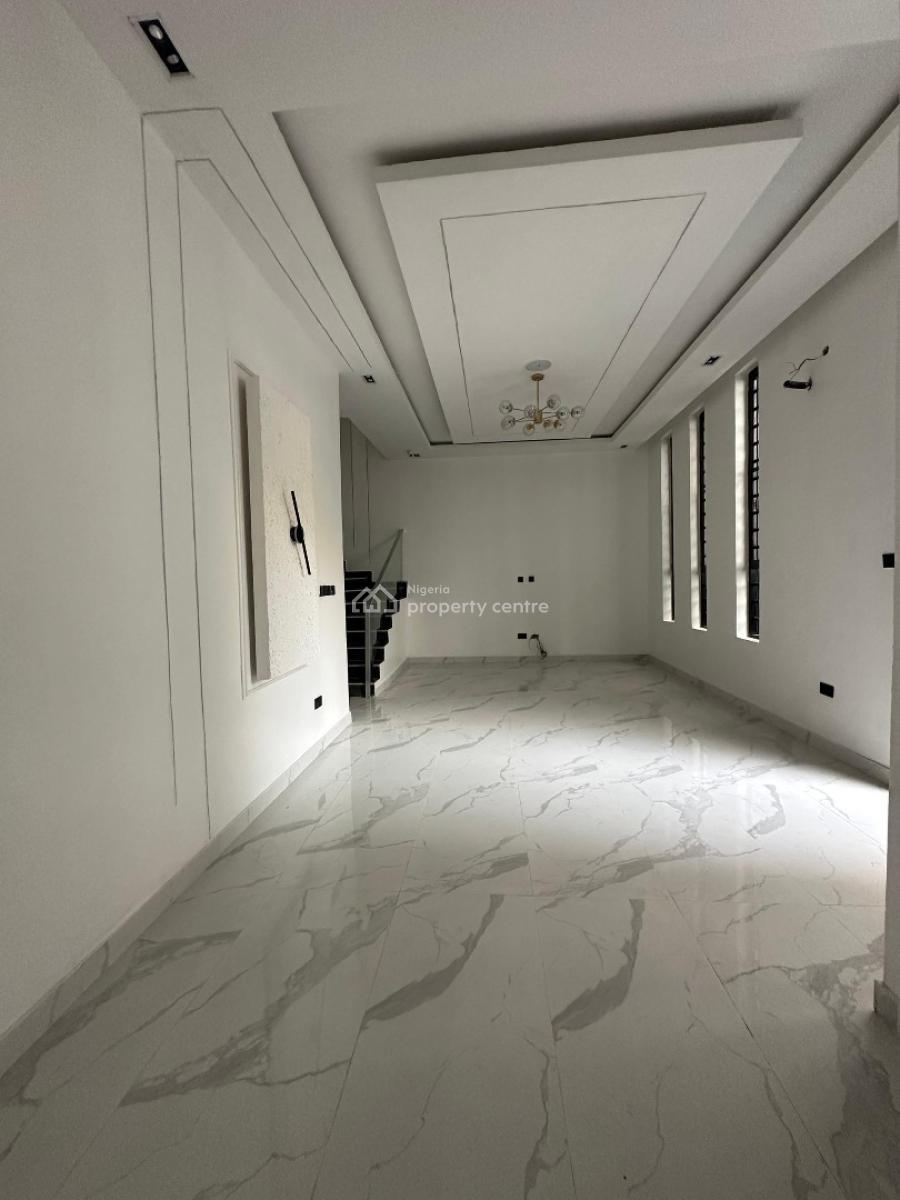 Newly Built 4 Bedrooms Semi Detached Duplex with Bq, Chevron, Lekki, Lagos, Semi-detached Duplex for Rent