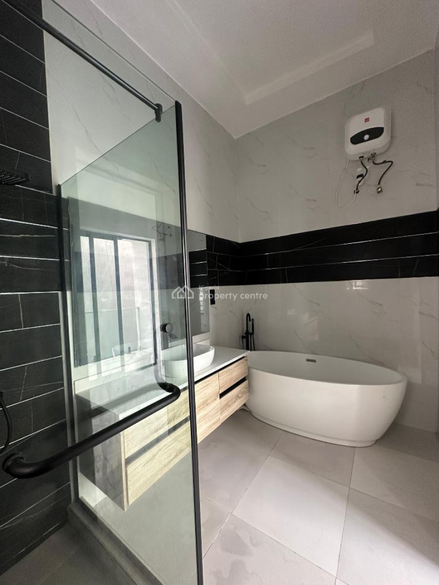 Newly Built 4 Bedrooms Semi Detached Duplex with Bq, Chevron, Lekki, Lagos, Semi-detached Duplex for Rent