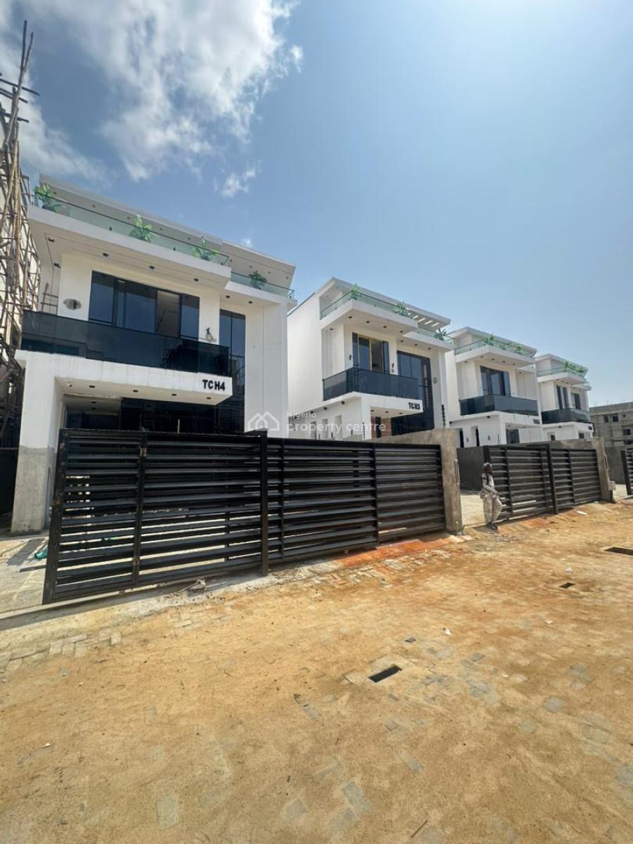 Newly Built Luxury 5 Bedroom Duplex with a Bq, Swimming Pool, Chevron, Lekki, Lagos, Detached Duplex for Sale