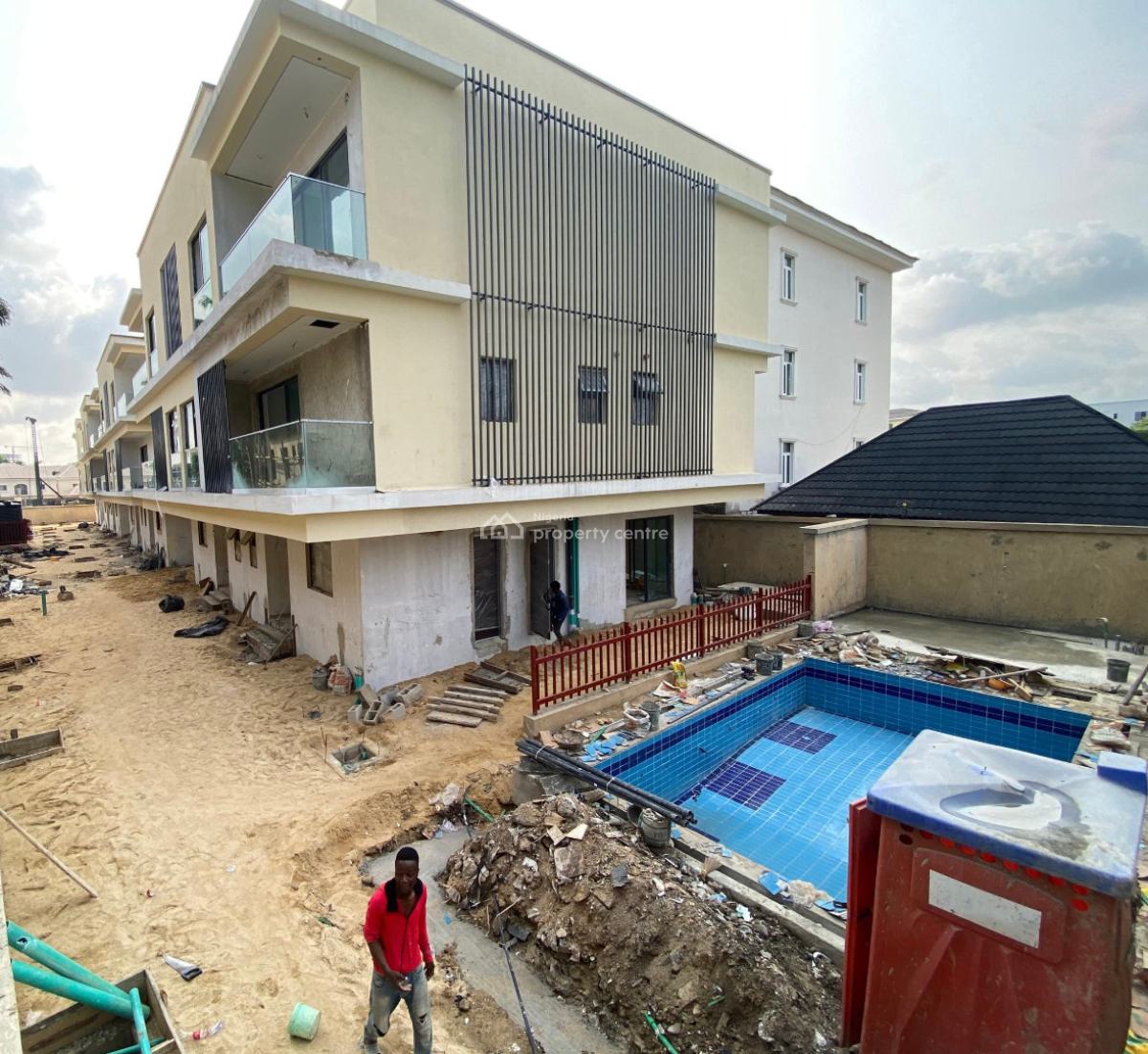 5 Bedrooms Duplex with Boys Quarters  Near Completion, Michelle Okocha Crescent, Parkview Estate, Ikoyi, Lagos, Detached Duplex for Sale