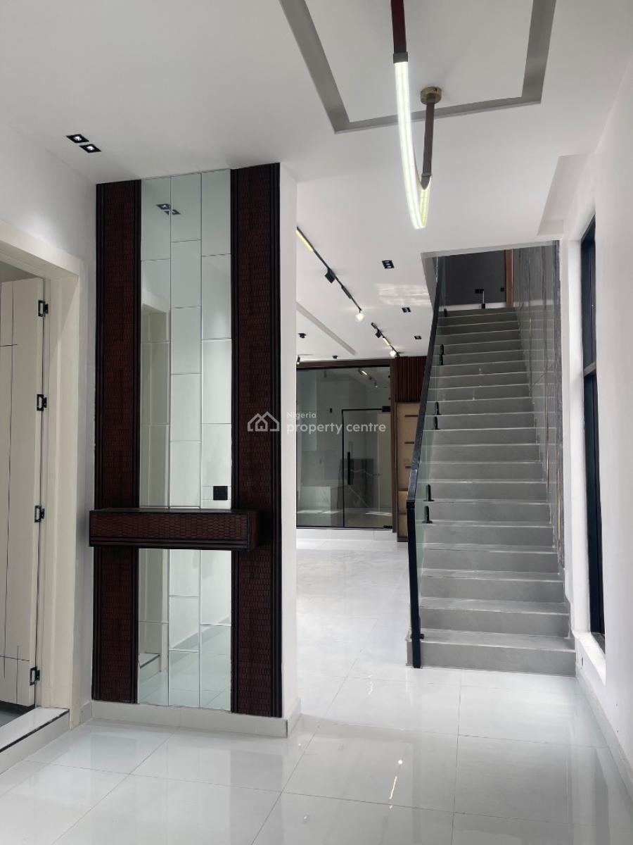 Magnificent Automated 5 Bedrooms Detached Duplex + Bq + Pool, Chevron, Lekki, Lagos, Detached Duplex for Sale