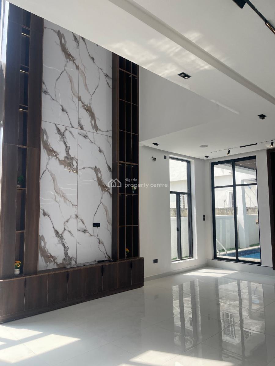 Magnificent Automated 5 Bedrooms Detached Duplex + Bq + Pool, Chevron, Lekki, Lagos, Detached Duplex for Sale