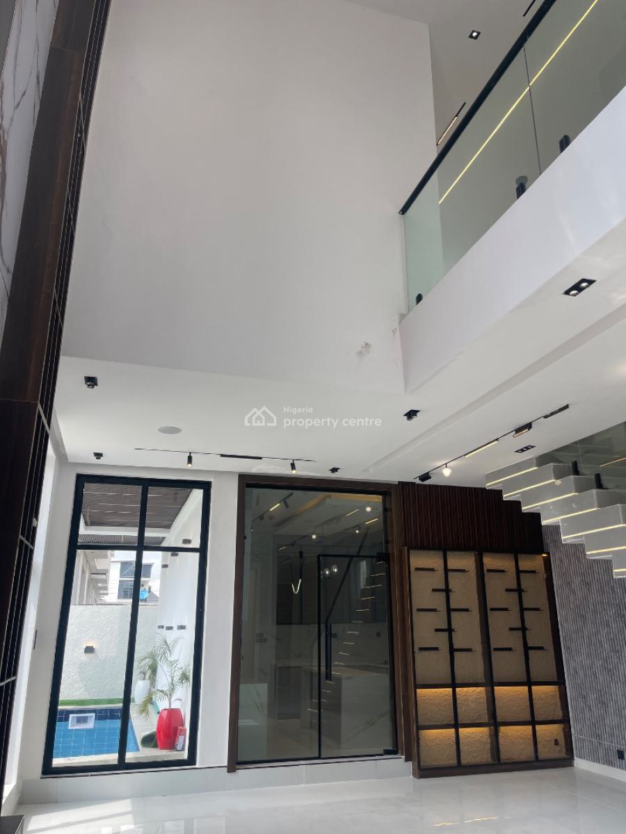 Magnificent Automated 5 Bedrooms Detached Duplex + Bq + Pool, Chevron, Lekki, Lagos, Detached Duplex for Sale