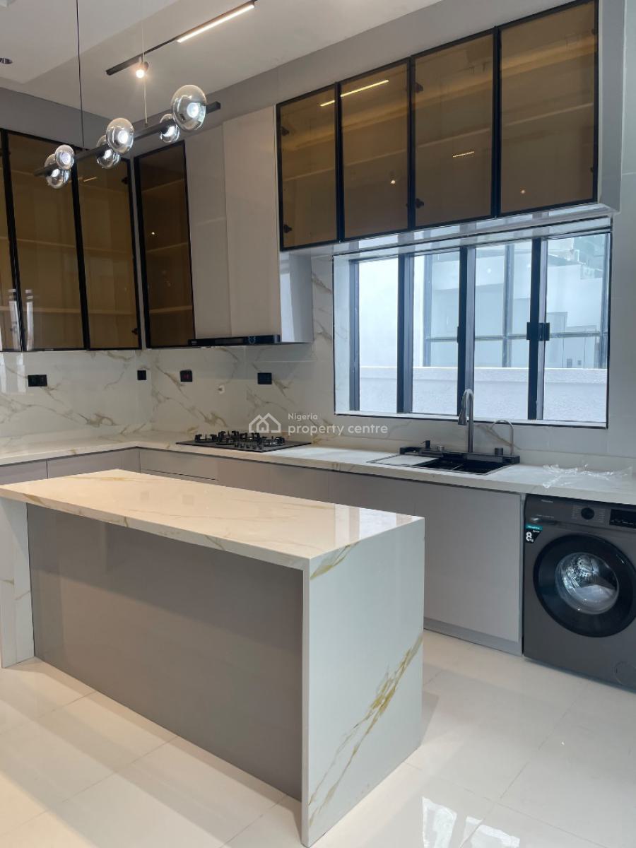 Magnificent Automated 5 Bedrooms Detached Duplex + Bq + Pool, Chevron, Lekki, Lagos, Detached Duplex for Sale