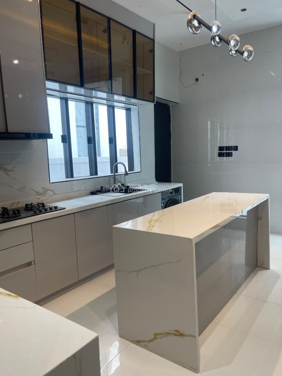 Magnificent Automated 5 Bedrooms Detached Duplex + Bq + Pool, Chevron, Lekki, Lagos, Detached Duplex for Sale