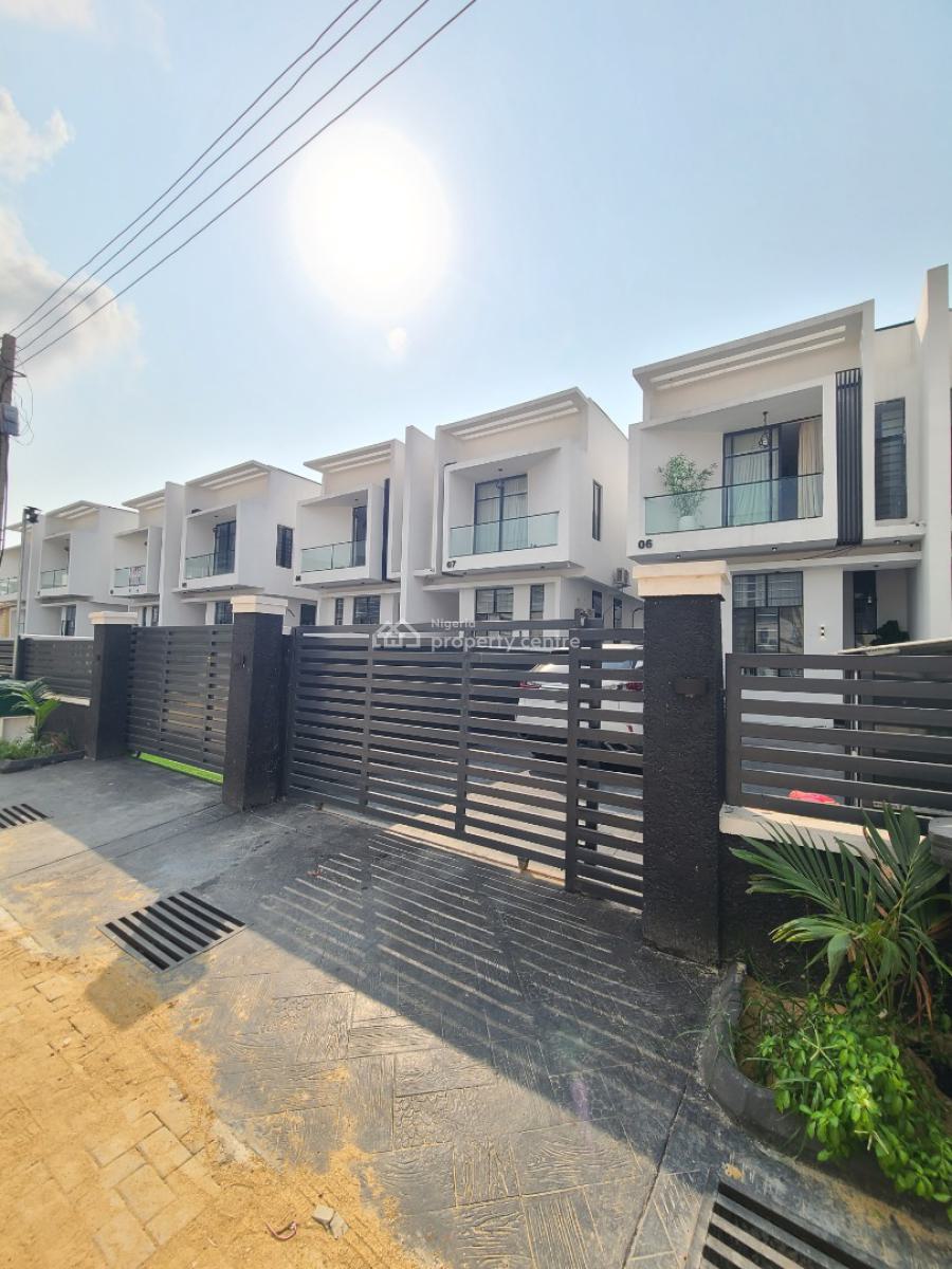 Brand New 4 Bedroom Semi Detached Duplex with 1bq, Idado Estate, Idado, Lekki, Lagos, Semi-detached Duplex for Rent