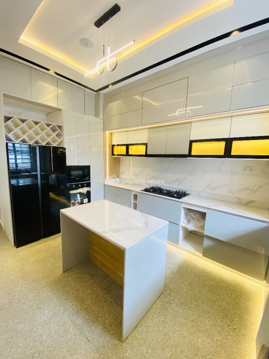 Exquisite 5-bedroom Fully Detached Duplex with Bq, Swimming Pool & Pri, Chevron, Lekki, Lagos, Detached Duplex for Sale