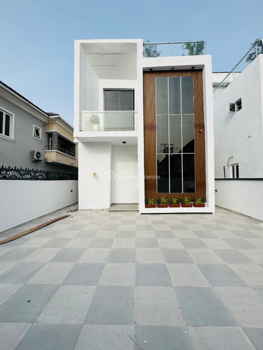 Exquisite 5 Bedrooms Fully Detached Duplex with Bq, Swimming Pool, Chevron Drive, Lekki, Lagos, Detached Duplex for Sale