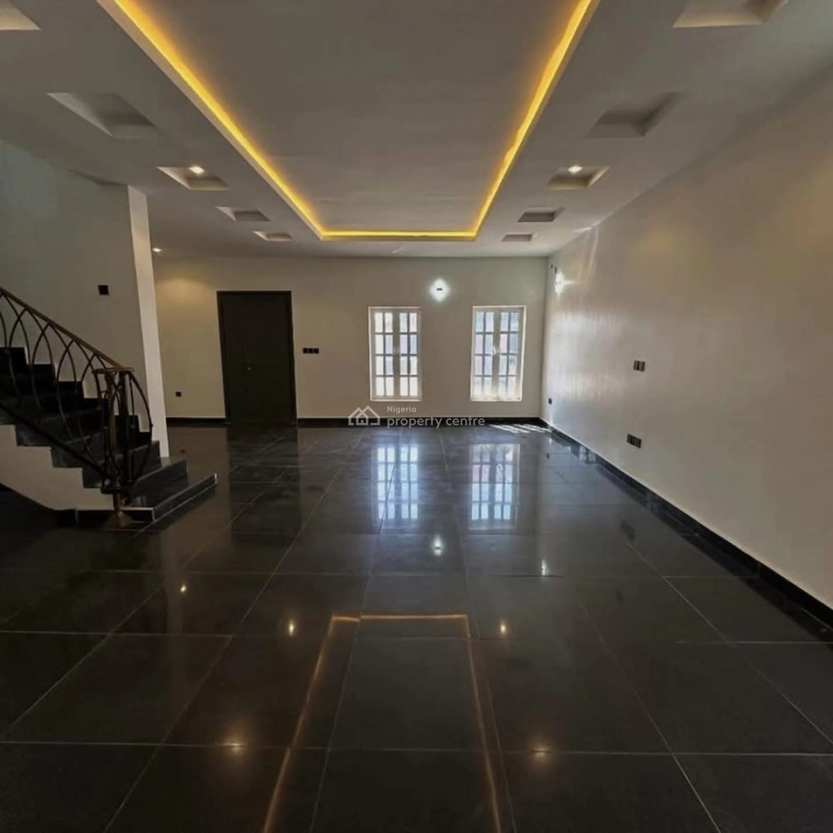 Contemporary 4 Bedroom Spacious Terrace Duplex,bq, Good Access Road, Serene Neighborhood, Life Camp, Abuja, Terraced Duplex for Sale