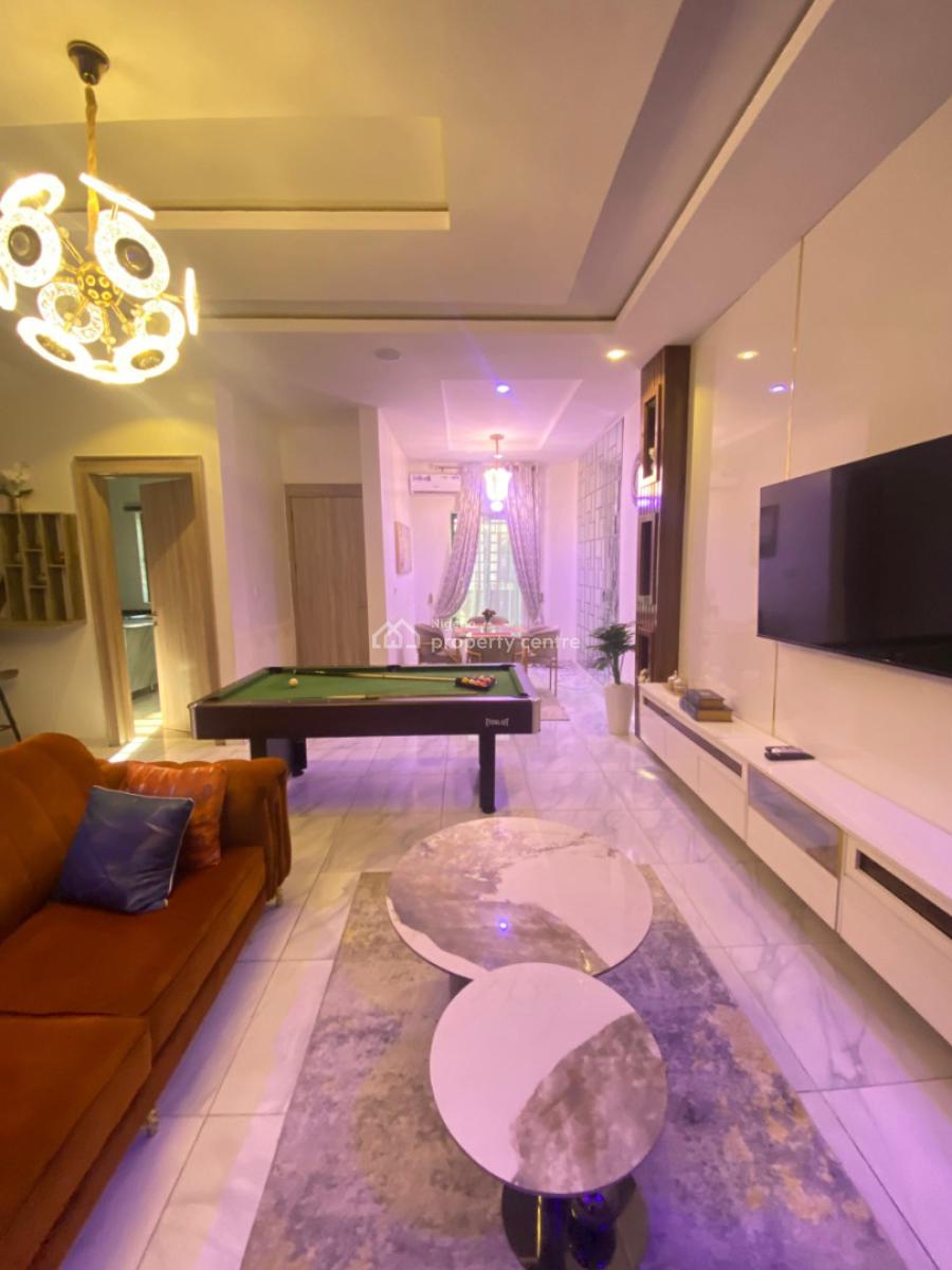 4 Bedroom Furnished Terrace Duplex with Pool, Star Link Internet & Gym, Vgc, Lekki, Lagos, Terraced Duplex for Rent