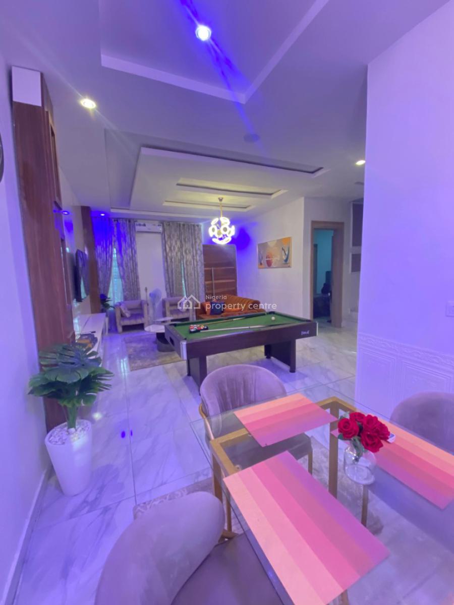 4 Bedroom Furnished Terrace Duplex with Pool, Star Link Internet & Gym, Vgc, Lekki, Lagos, Terraced Duplex for Rent