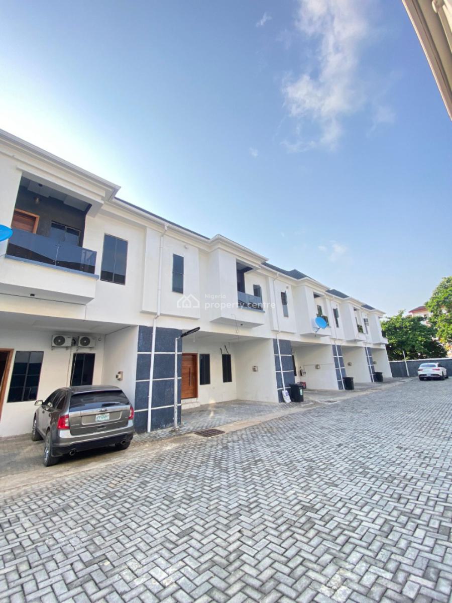 4 Bedroom Furnished Terrace Duplex with Pool, Star Link Internet & Gym, Vgc, Lekki, Lagos, Terraced Duplex for Rent
