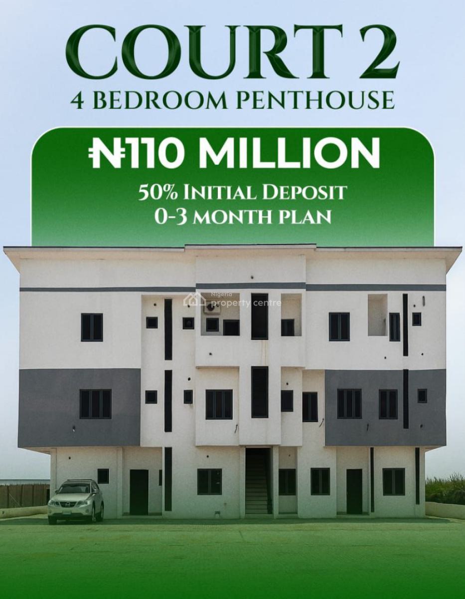 Spacious 4 Bedroom Penthouse, Orchid, Lekki, Lagos, Flat / Apartment for Sale