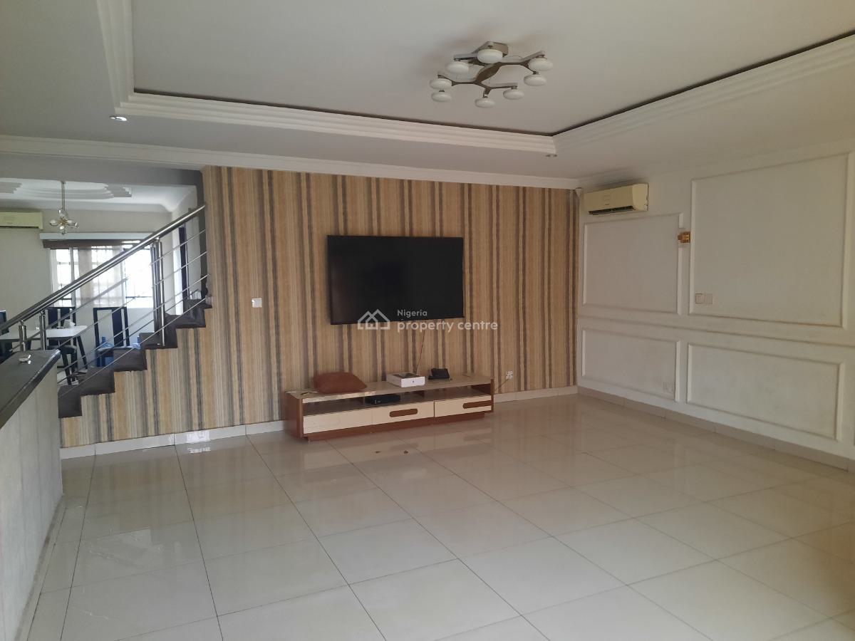 Partially Furnished 3 Bedroom Terraced Duplex + 2 Rooms B.q, Opebi, Ikeja, Lagos, Terraced Duplex for Rent