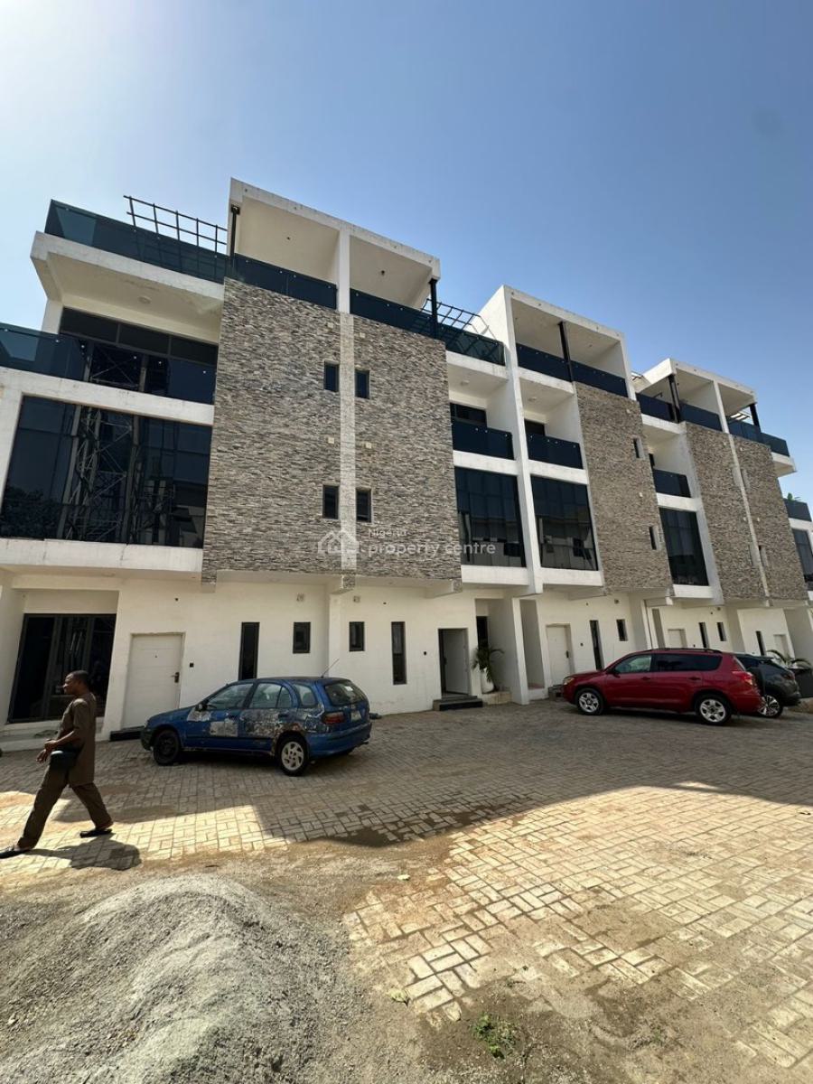 Brand New 5 Bedroom Furnished Duplex, Bq, Serene Neighborhood, Guzape District, Abuja, Terraced Duplex for Sale