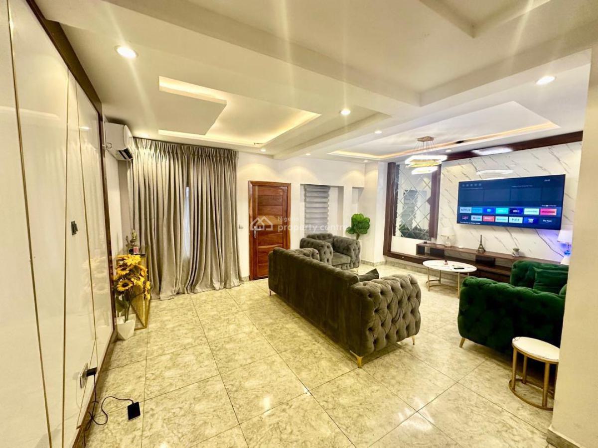 Luxuriously Furnished and Fully Serviced 4 Bedroom Terrace Duplex & Bq, Ikate, Lekki, Lagos, Terraced Duplex for Rent