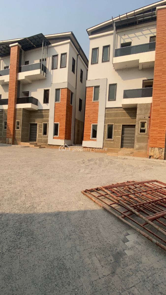 Newly Built 4 Bedroom Terrace Duplex + Bq, Gilmore, Jahi, Abuja, Terraced Duplex for Sale