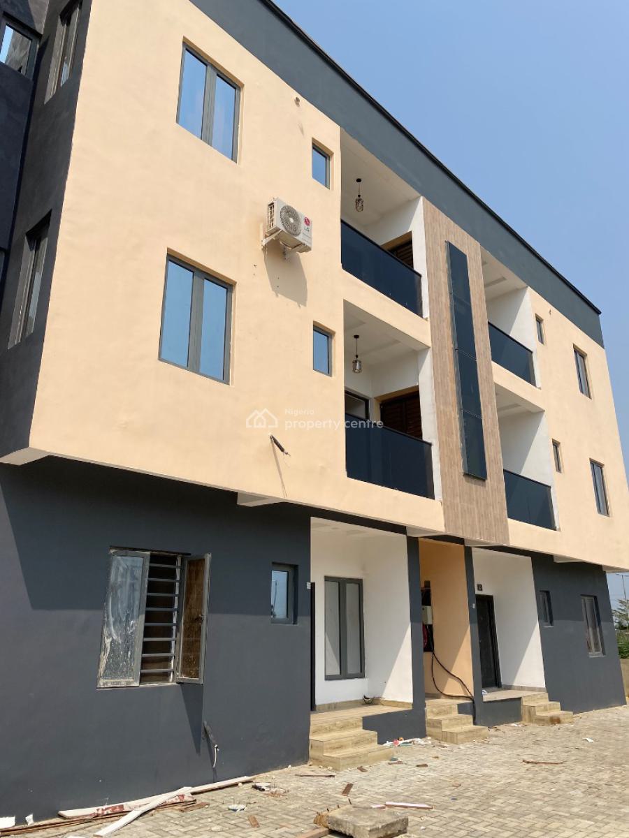 Brand New Luxury 2 Bedroom Flat Secured, 23 Greenville Estate Close to Shoprite, Sangotedo, Ajah, Lagos, Flat / Apartment for Rent